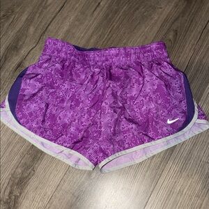 Nike Kids Purple Patterned Shorts